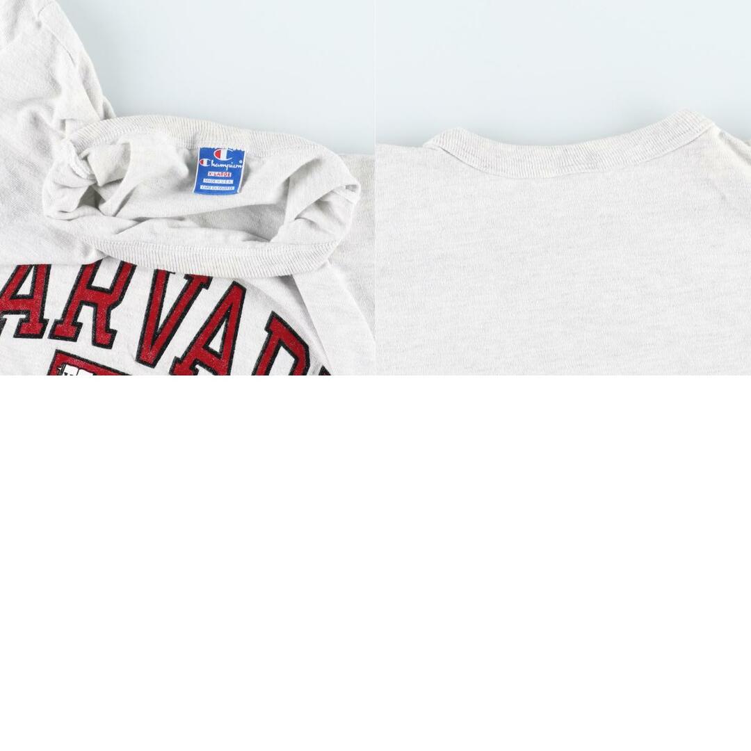 Champion(チャンピオン)の古着 90年代 チャンピオン Champion HARVARD UNIVERSITY ハーバード大学 カレッジTシャツ USA製 メンズXL ヴィンテージ /eaa444511 メンズのトップス(Tシャツ/カットソー(半袖/袖なし))の商品写真