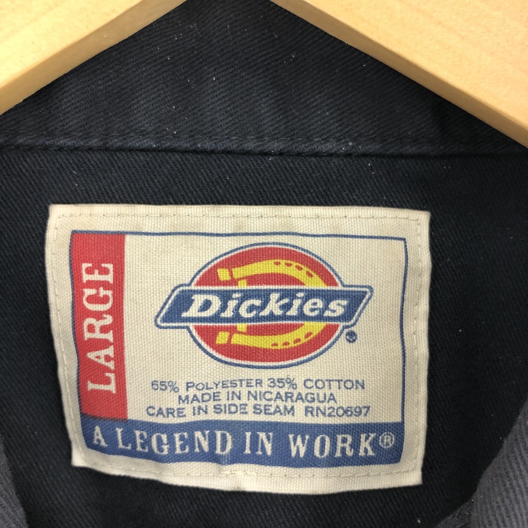 Dickies(ディッキーズ)の古着 ディッキーズ Dickies 半袖 ワークシャツ メンズL /eaa446538 メンズのトップス(シャツ)の商品写真