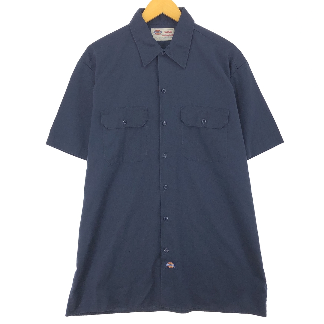 Dickies(ディッキーズ)の古着 ディッキーズ Dickies 半袖 ワークシャツ メンズL /eaa446543 メンズのトップス(シャツ)の商品写真