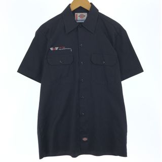 ディッキーズ(Dickies)の古着 ディッキーズ Dickies A LEGEND IN WORK 半袖 ワークシャツ メンズM /eaa446545(シャツ)