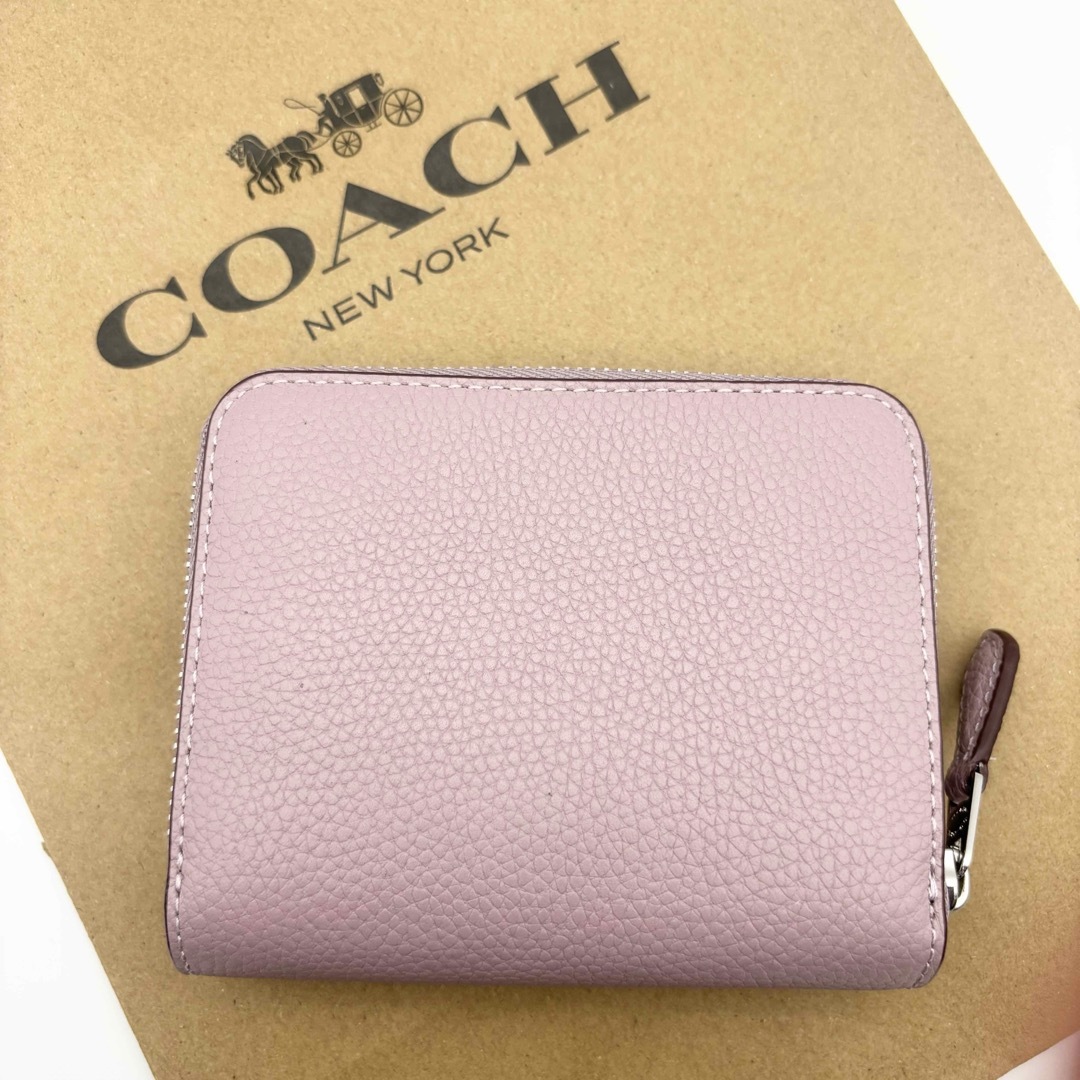 COACH(コーチ)の【COACH☆新品】ビルフォールド ウォレット・カラーブロック！パープル！ レディースのファッション小物(財布)の商品写真