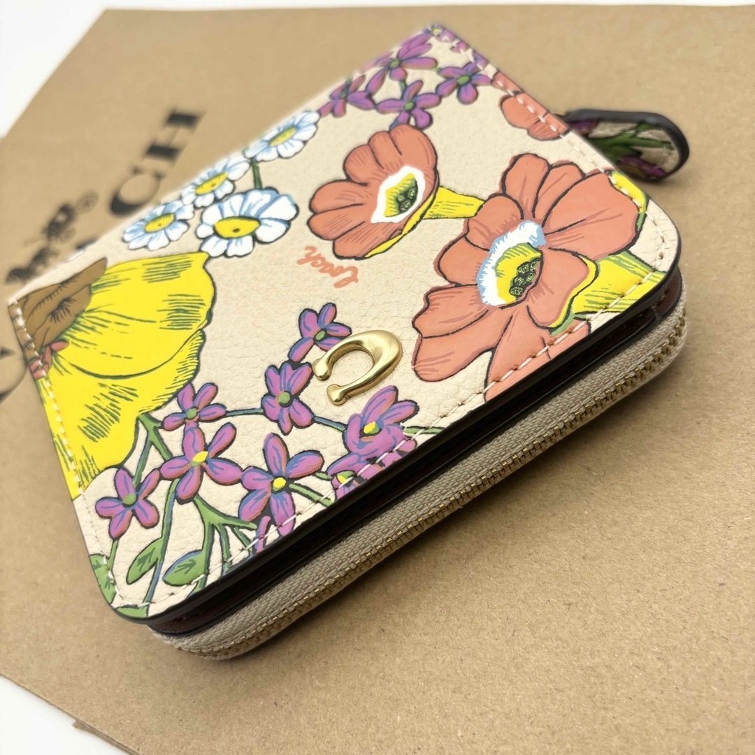 COACH☆新品】ビルフォールド ウォレット・フローラル プリント COACH☆新品】ビルフォールド ウォレット・フローラル プリント
