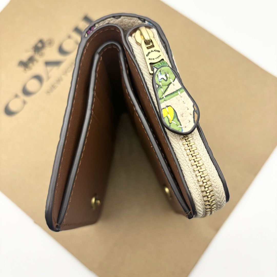 COACH☆新品】ビルフォールド ウォレット・フローラル プリント COACH☆新品】ビルフォールド ウォレット・フローラル プリント