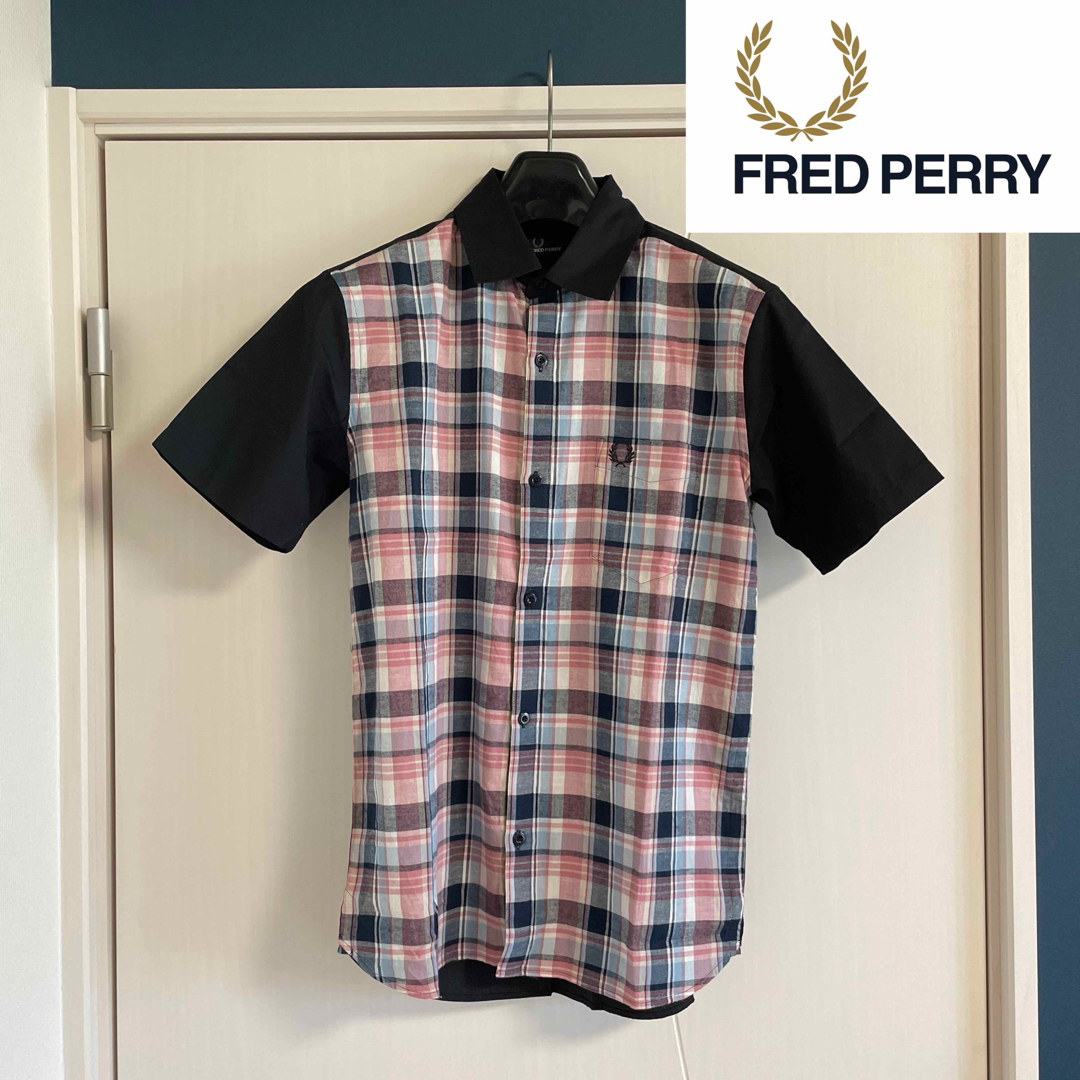 FRED PERRY(フレッドペリー)の【夏物セール】 フレッドペリー 半袖 チェックシャツ メンズのトップス(シャツ)の商品写真