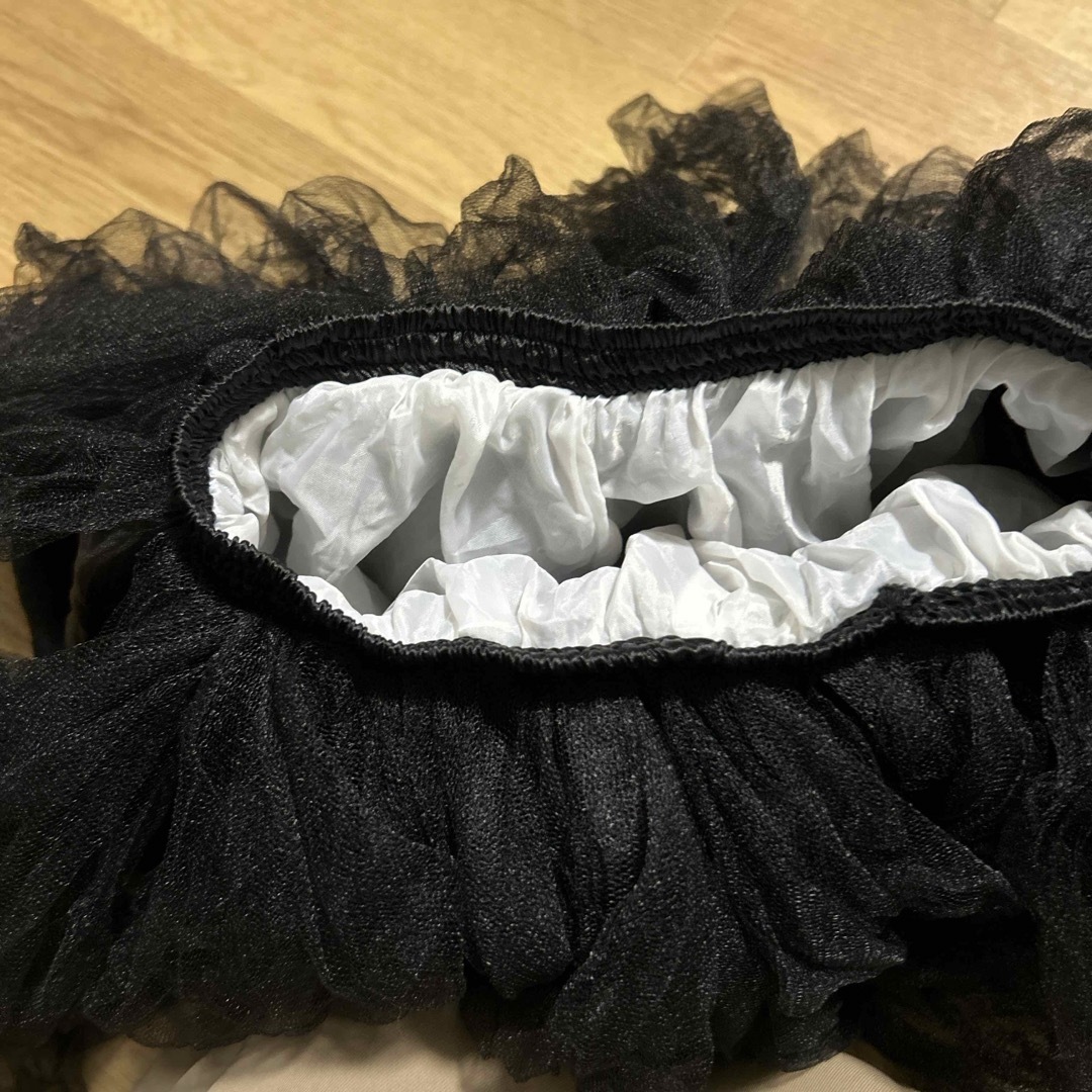 超ふわふわパニエ  黒 レディースのスカート(ミニスカート)の商品写真