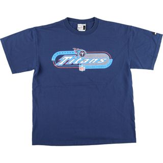 プーマ(PUMA)の古着 プーマ PUMA NFL TENNESSEE TITANS テネシータイタンズ ロゴTシャツ メンズL /eaa441555(Tシャツ/カットソー(半袖/袖なし))