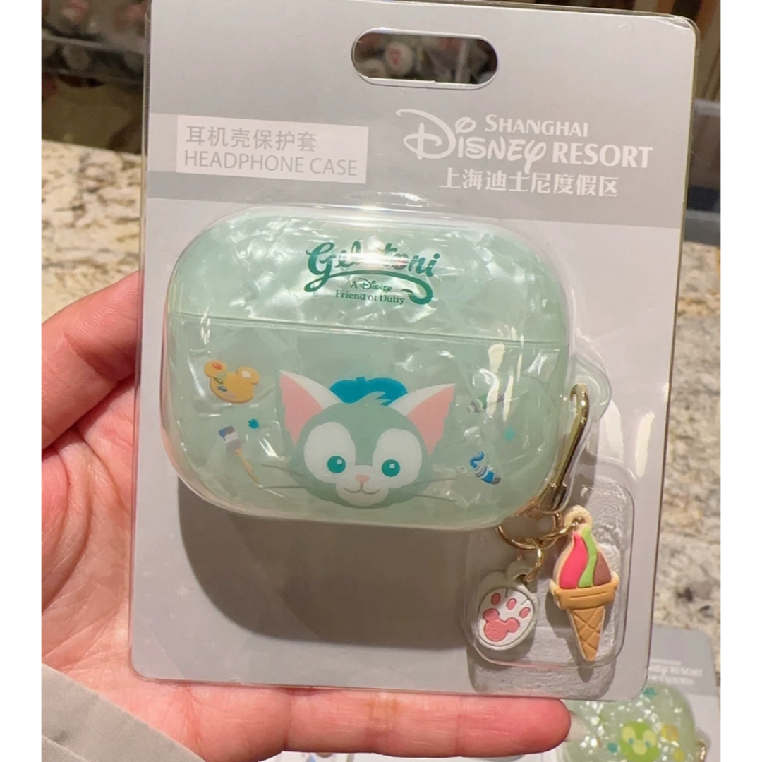 Disney(ディズニー)の上海ディズニー　オルメル  イヤホンケースiPodAirPods Pro2 スマホ/家電/カメラのスマホアクセサリー(その他)の商品写真