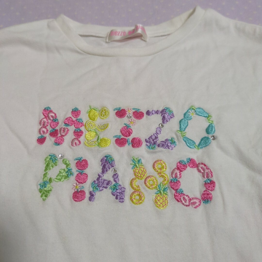 mezzo piano(メゾピアノ)のメゾピアノ　Ｔシャツ　果物 キッズ/ベビー/マタニティのキッズ服女の子用(90cm~)(Tシャツ/カットソー)の商品写真