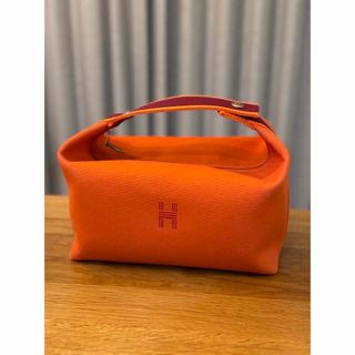 エルメス(Hermes)の【GW期間だけ2万円値下げ！】エルメス ブリッドアブラックGMオレンジ(ポーチ)