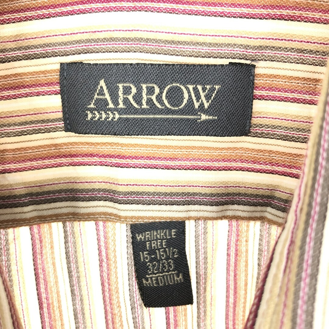 ARROW(アロー)の古着 アロー Arrow 長袖 ストライプシャツ メンズM /eaa442322 メンズのトップス(シャツ)の商品写真