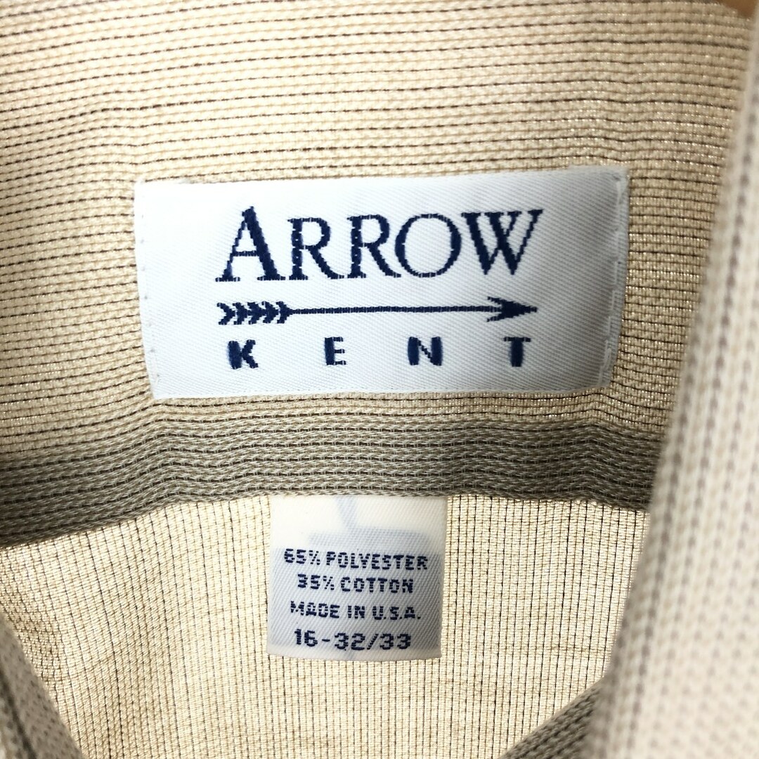 ARROW(アロー)の古着 アロー Arrow KENT 長袖 ストライプシャツ USA製 メンズL /eaa442324 メンズのトップス(シャツ)の商品写真