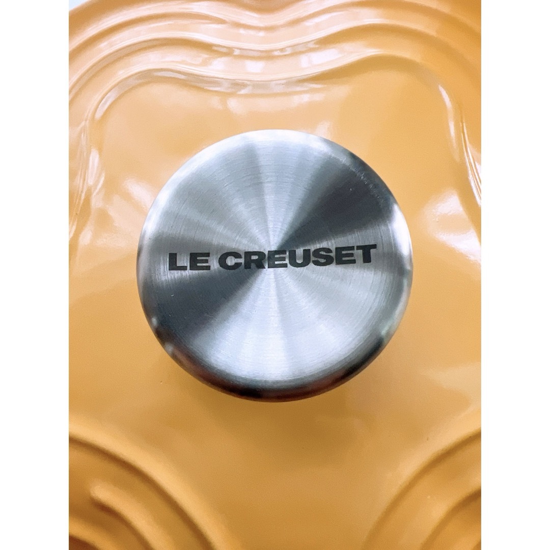 LE CREUSET(ルクルーゼ)の【LE CREUSET】ル・クルーゼ プレート フルール フラワー 鍋 ２０cm インテリア/住まい/日用品のキッチン/食器(鍋/フライパン)の商品写真