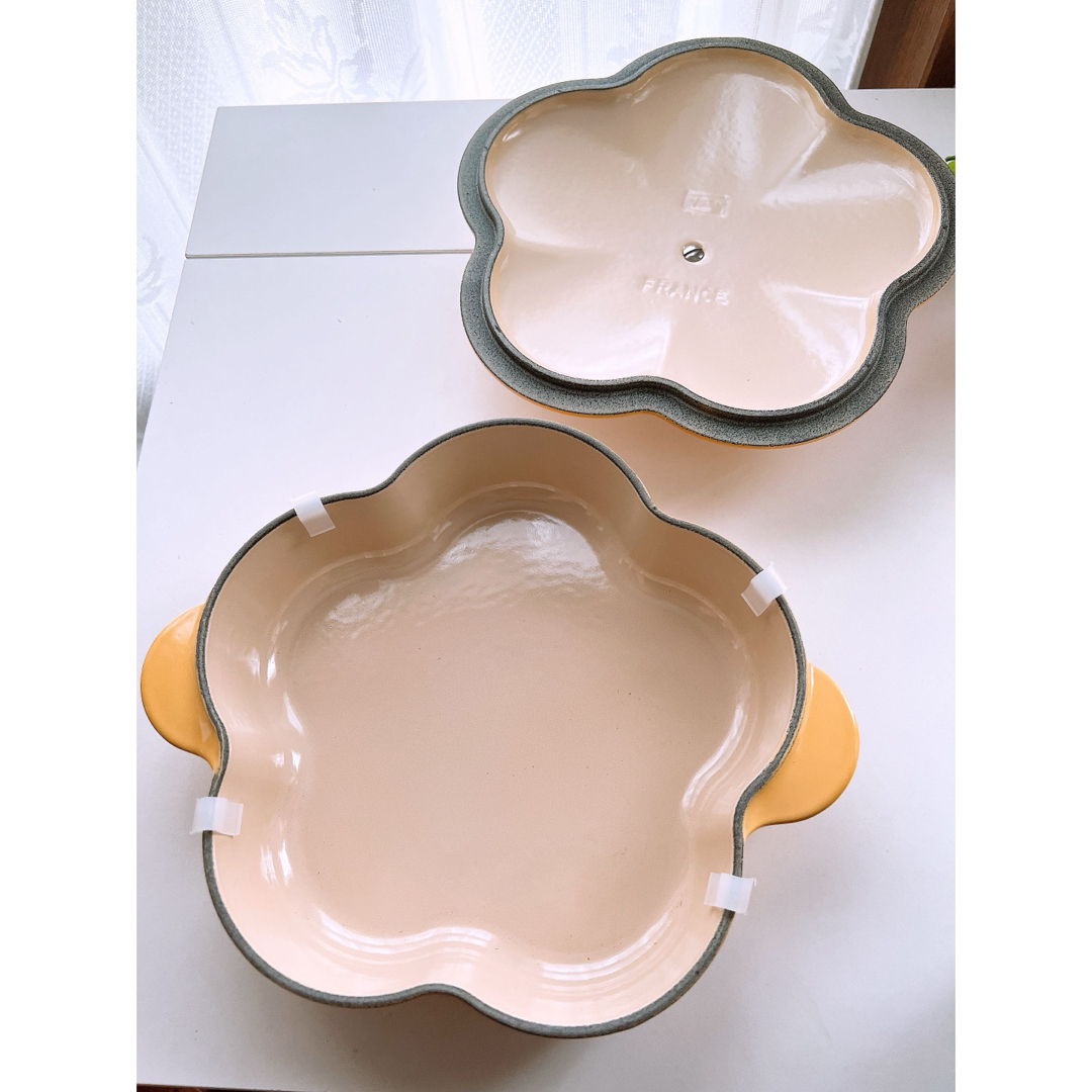 LE CREUSET - 【LE CREUSET】ル・クルーゼ プレート フルール LE CREUSET - 【LE CREUSET】ル・クルーゼ プレート フルール