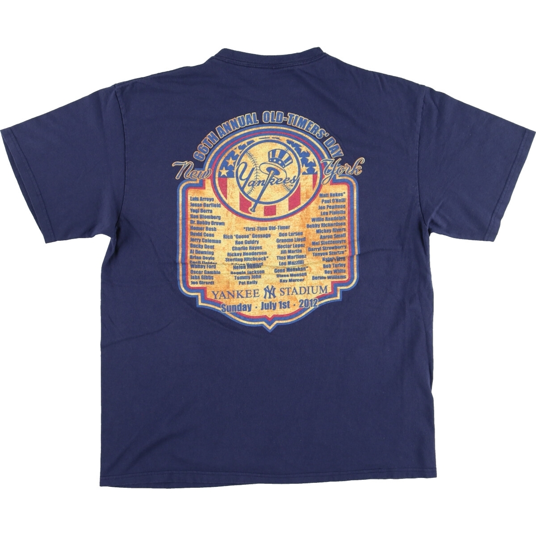 古着 MLB NEW YORK YANKEES ニューヨークヤンキース スポーツTシャツ メンズXL ヴィンテージ /eaa441548 メンズのトップス(Tシャツ/カットソー(半袖/袖なし))の商品写真