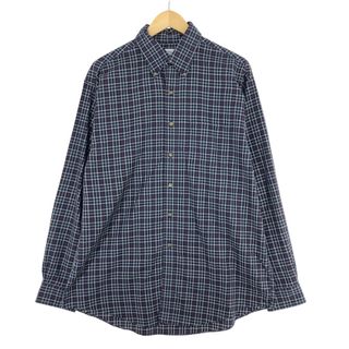 ブルックスブラザース(Brooks Brothers)の古着 ブルックスブラザーズ Brooks Brothers Est.1818 長袖 ボタンダウンチェックシャツ メンズL /eaa442328(シャツ)