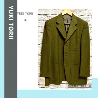 YUKI TORII INTERNATIONAL - 【美品XL】春夏向けテーラードジャケット　YUKI　TORII