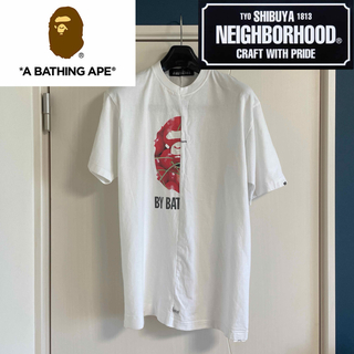 A BATHING APE - 【夏物セール】 アベイシングエイプ ネイバーフッド コラボ tシャツ