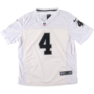 ナイキ(NIKE)の古着 ナイキ NIKE NFL Vネック ナンバリング ゲームシャツ フットボールシャツ メンズL /eaa441706(Tシャツ/カットソー(半袖/袖なし))