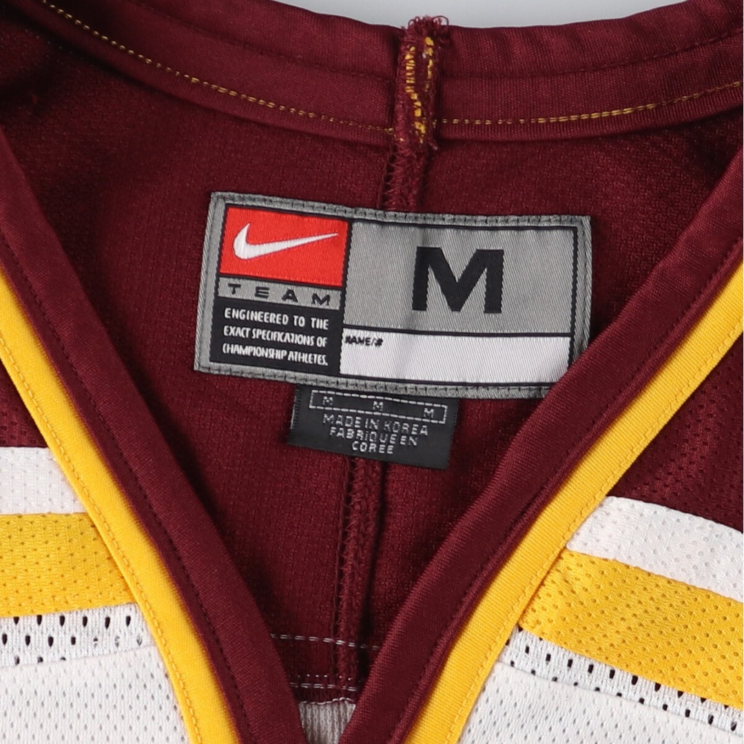 NIKE(ナイキ)の古着 ナイキ NIKE MINNESOTA ミネソタ大学 カレッジ Vネック ゲームシャツ フットボールシャツ メンズM /eaa441709 メンズのトップス(Tシャツ/カットソー(半袖/袖なし))の商品写真