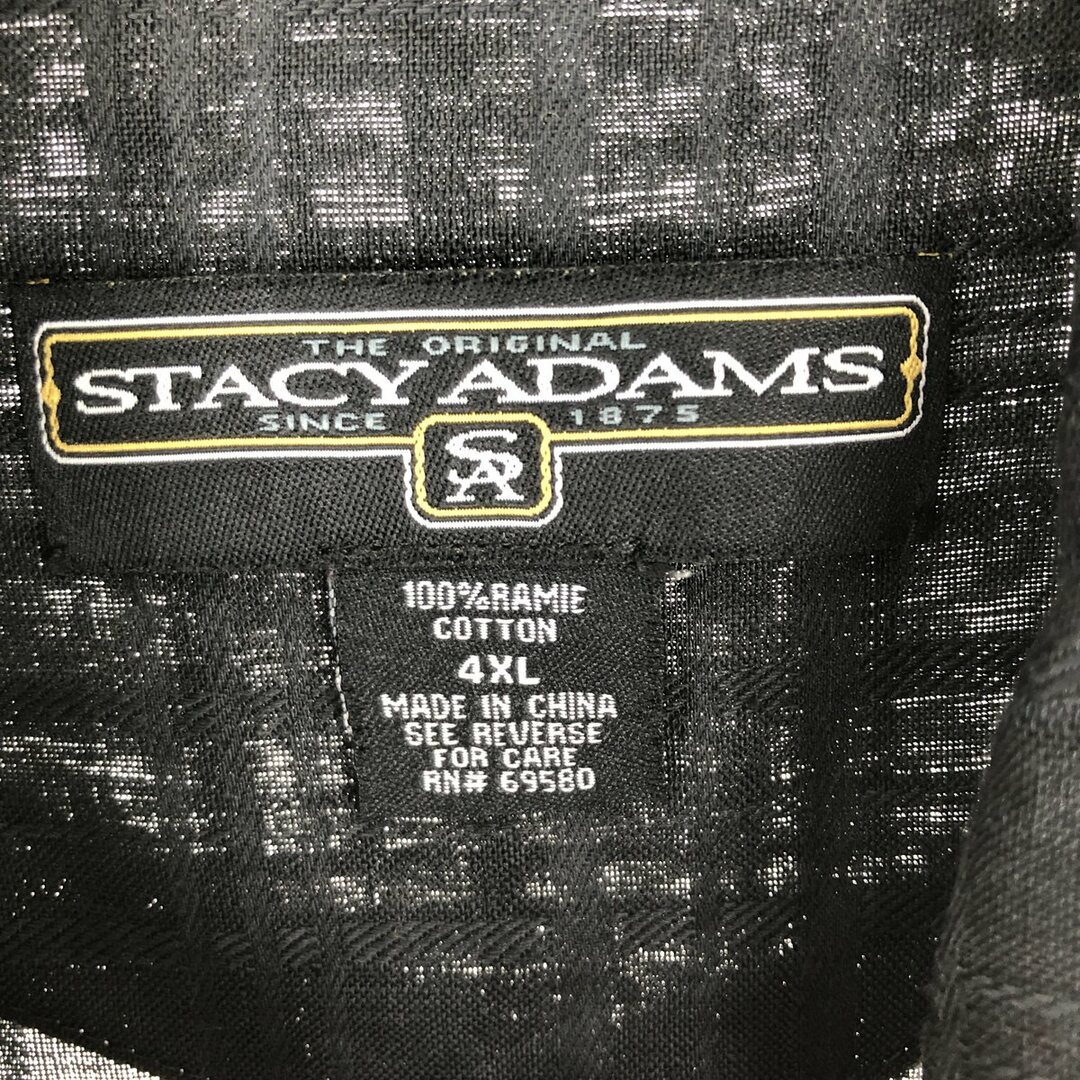 古着 ビッグサイズ STACY ADAMS 半袖 リネンシャツ メンズXXXXL /eaa446570 メンズのトップス(シャツ)の商品写真
