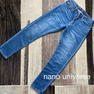 【送料無料】nano universe ナノユニバース　デニム　ジーンズ S(デニム/ジーンズ)