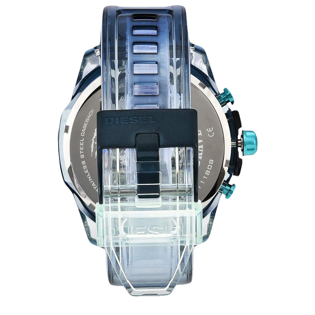 DIESEL(ディーゼル)の【DIESEL/ディーゼル】腕時計 アナログ ラバー グレー ネイビー 人気 メンズの時計(腕時計(アナログ))の商品写真