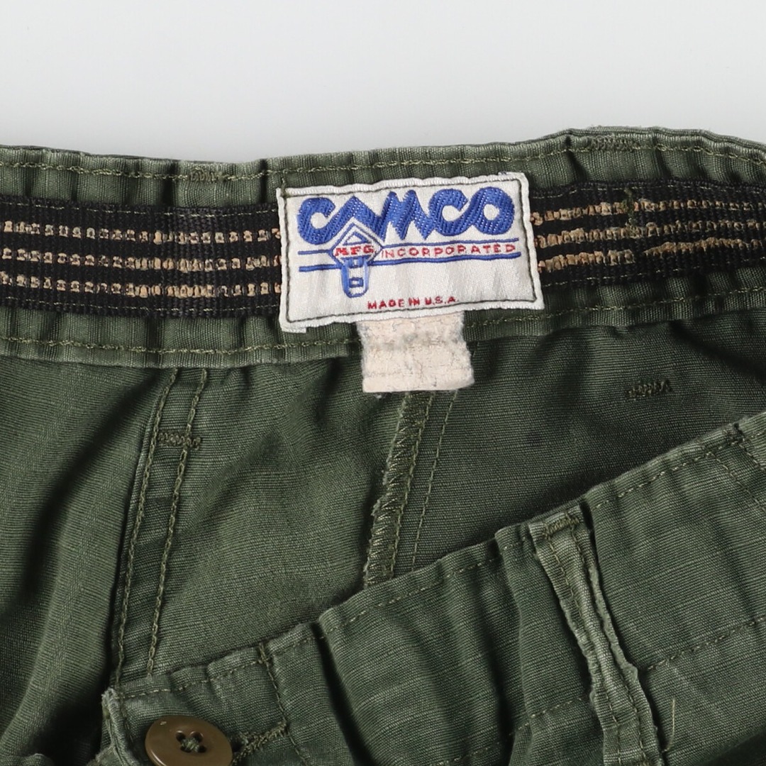 古着 民間品 90年代 CAMCO ダブルニー ミリタリー カーゴパンツ USA製 メンズM  ヴィンテージ /eaa444495 メンズのパンツ(ワークパンツ/カーゴパンツ)の商品写真