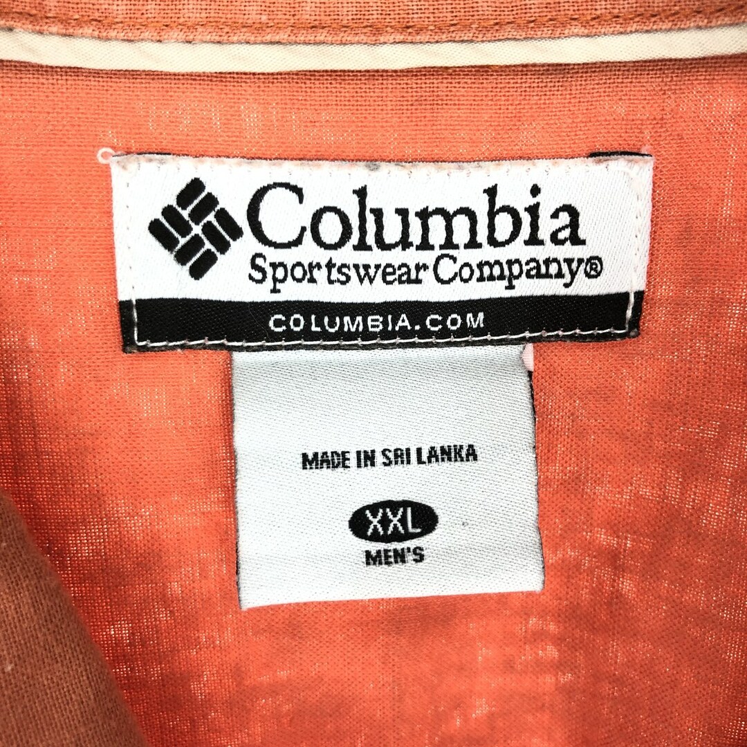 Columbia(コロンビア)の古着 00年代 コロンビア Columbia 半袖 ラミー×コットンシャツ メンズXXL /eaa446574 メンズのトップス(シャツ)の商品写真