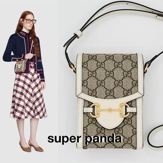 グッチ(Gucci)のGUCCI ショルダーバッグ ホースビット ミニバッグ GGスプリーム(ショルダーバッグ)