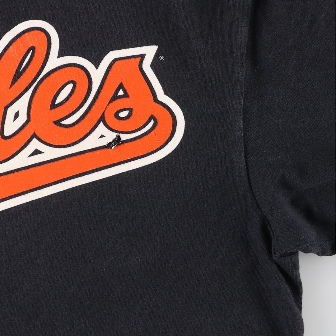 古着 90年代 MAJESTIC MLB BALTIMORE ORIOLES ボルチモアオリオールズ ロゴTシャツ USA製 メンズM ヴィンテージ /eaa442280 メンズのトップス(Tシャツ/カットソー(半袖/袖なし))の商品写真