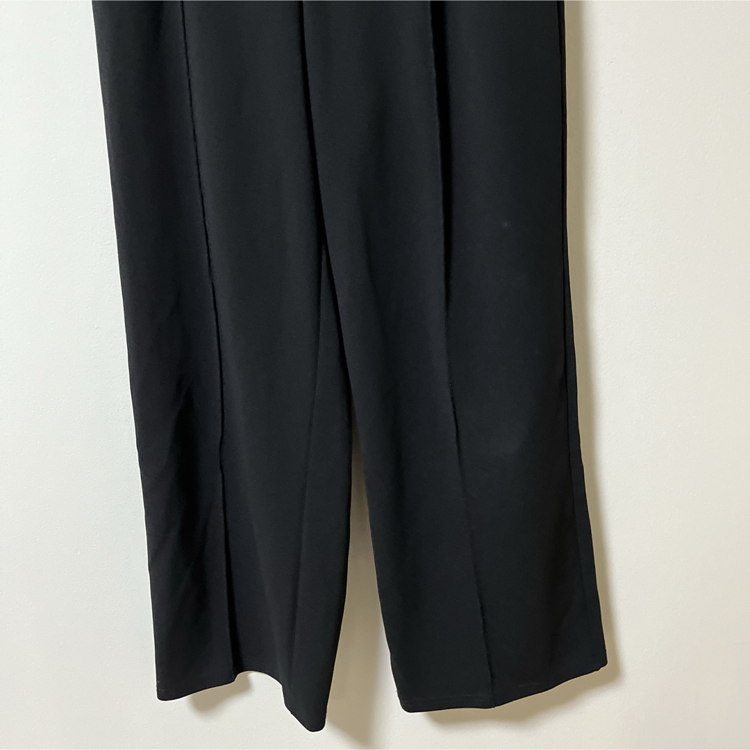 GU(ジーユー)の【匿名配送】GU パンツ　ズボン　カジュアル ブラック　通勤　通学　レディース レディースのパンツ(その他)の商品写真