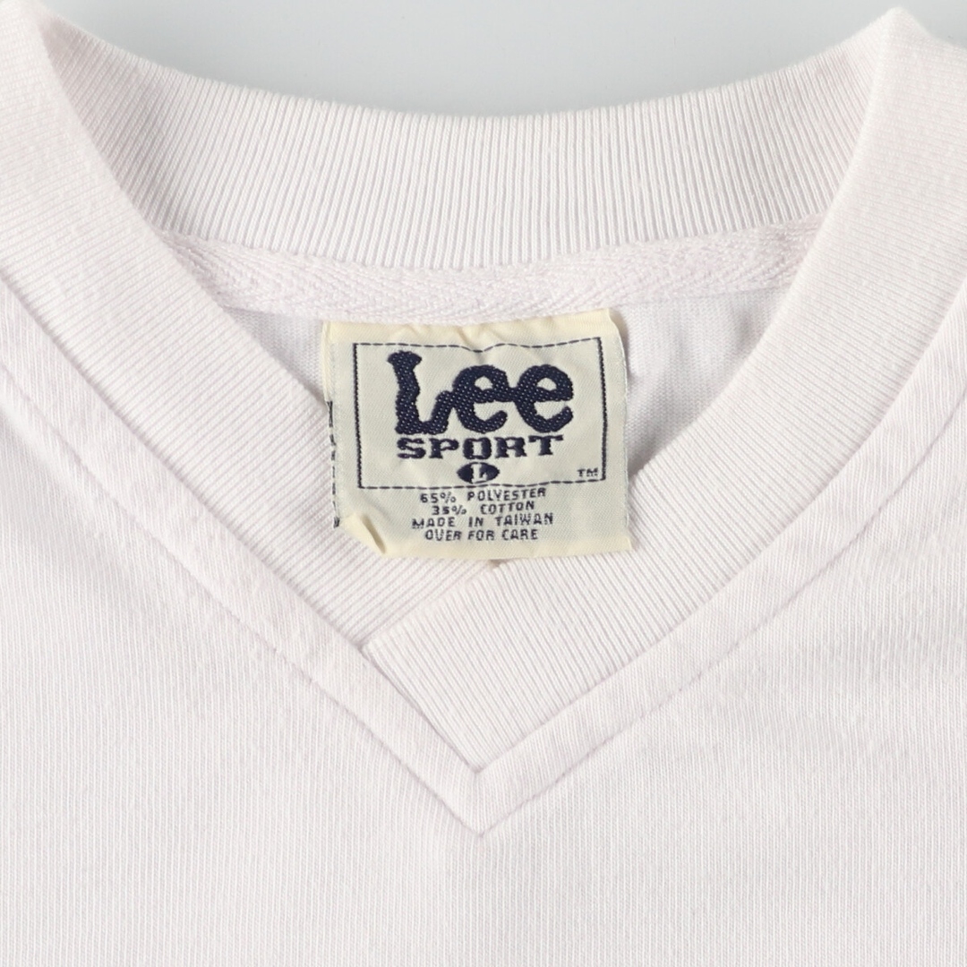 Lee(リー)の古着 リー Lee MLB ATLANTA BRAVES アトランタブレーブス Vネック ロゴTシャツ メンズL /eaa442291 メンズのトップス(Tシャツ/カットソー(半袖/袖なし))の商品写真