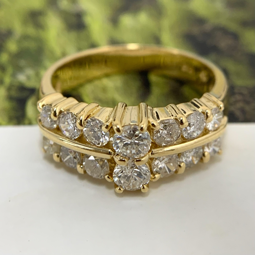 ジュエリーマキ　K18YG ダイヤモンド　1.10 リング　指輪 レディースのアクセサリー(リング(指輪))の商品写真