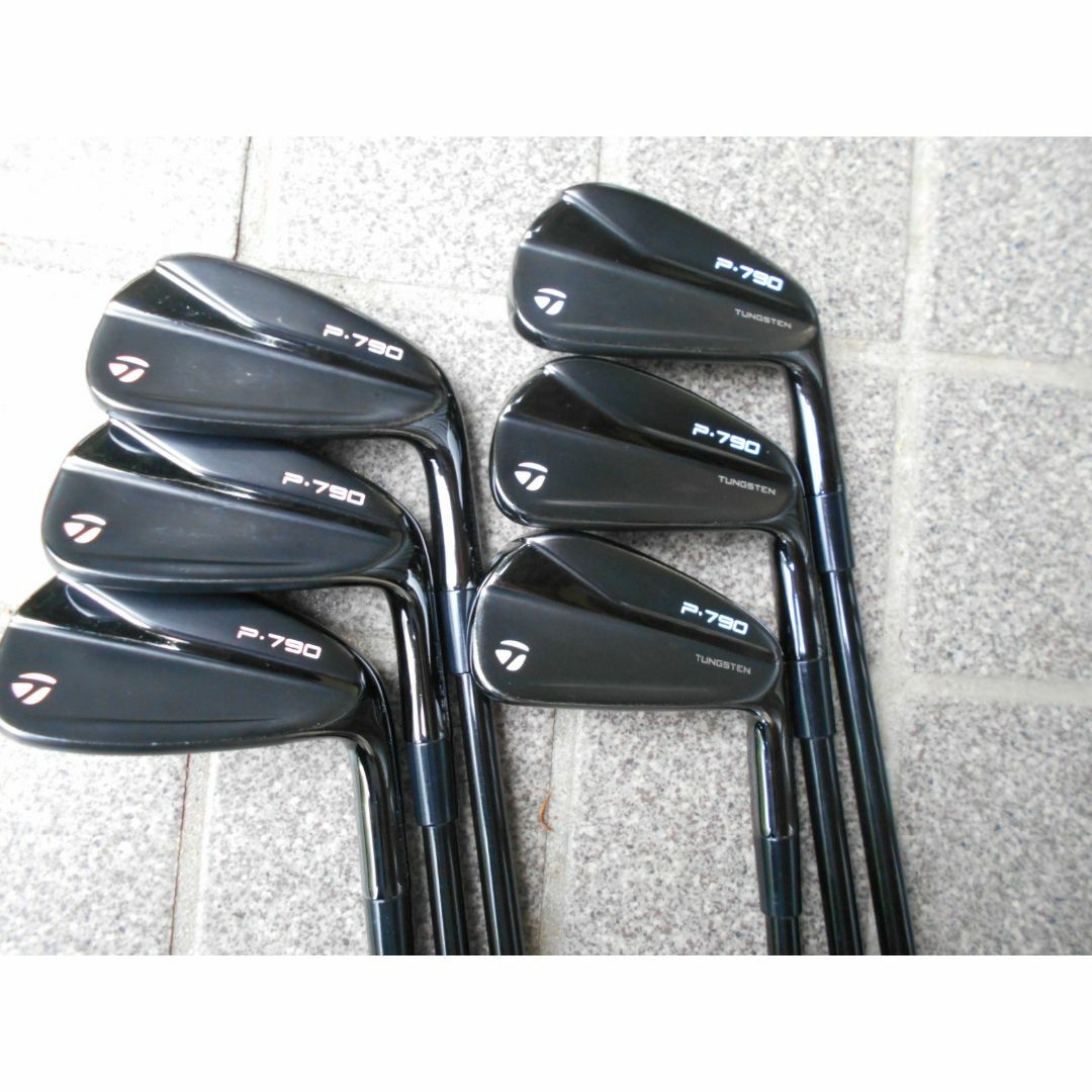 TaylorMade - Ｐ７９０　ＢＬＡＣＫ　 ブラック　アイアン　ＭＣＩ ８０Ｓ 　５-ＰＷ 　６本