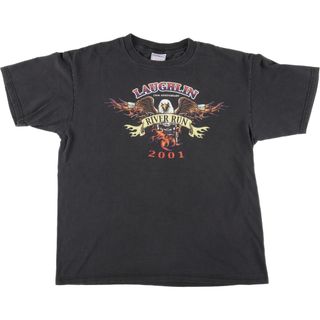 古着 ALL Sport モーターサイクル バイクTシャツ メンズL /eaa445595(Tシャツ/カットソー(半袖/袖なし))