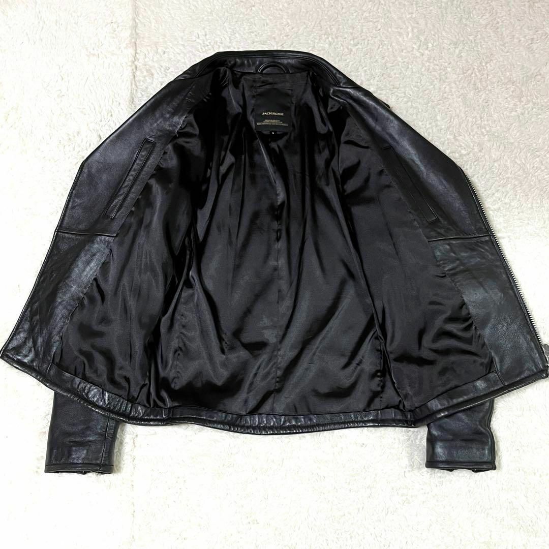 JACKROSE(ジャックローズ)の美品 ジャックローズ ローリングストーンズ ダブル ライダースジャケット 黒 M メンズのジャケット/アウター(レザージャケット)の商品写真
