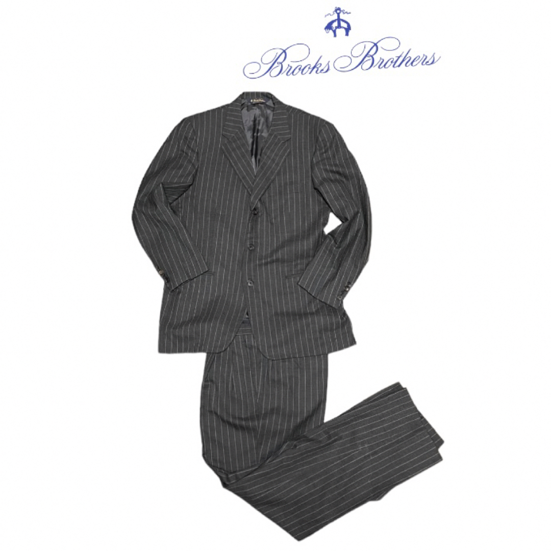 Brooks Brothers(ブルックスブラザース)の【Brooks Brothers】カシミヤ ストライプ スーツセットアップ メンズのスーツ(セットアップ)の商品写真