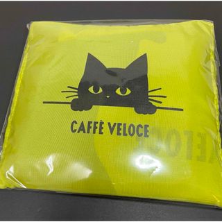 カフェベローチェ　黒ねこ　黒猫　エコバッグ　グリーン　緑(エコバッグ)