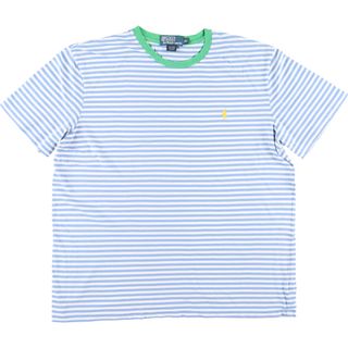 Ralph Lauren - 古着 ラルフローレン Ralph Lauren POLO by Ralph Lauren ボーダー柄 半袖 プリントTシャツ メンズXL /eaa446610