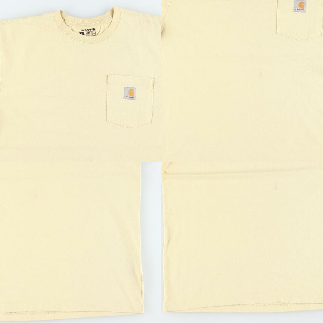 carhartt(カーハート)の古着 カーハート Carhartt Loose Fit 半袖 ワンポイントロゴポケットTシャツ メンズL /eaa446612 メンズのトップス(Tシャツ/カットソー(半袖/袖なし))の商品写真