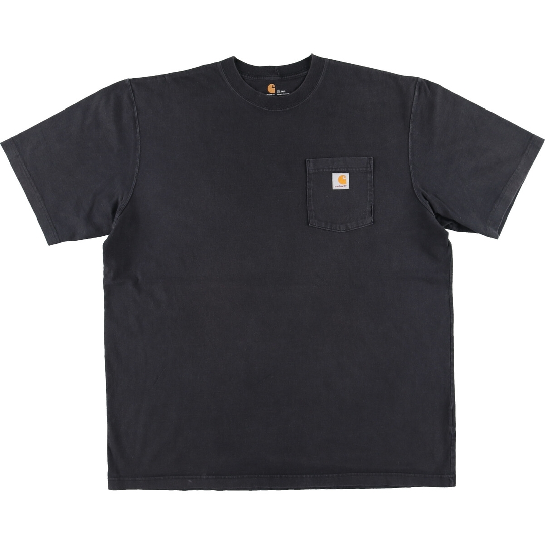 carhartt(カーハート)の古着 カーハート Carhartt ORIGINAL FIT 半袖 ワンポイントロゴポケットTシャツ メンズXL /eaa446614 メンズのトップス(Tシャツ/カットソー(半袖/袖なし))の商品写真