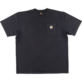 カーハート(carhartt)の古着 カーハート Carhartt ORIGINAL FIT 半袖 ワンポイントロゴポケットTシャツ メンズXL /eaa446614(Tシャツ/カットソー(半袖/袖なし))