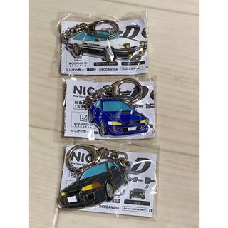 頭文字D キーホルダー　エボⅢ GC8インプレッサ 藤原とうふ店(自家用AE86(キャラクターグッズ)