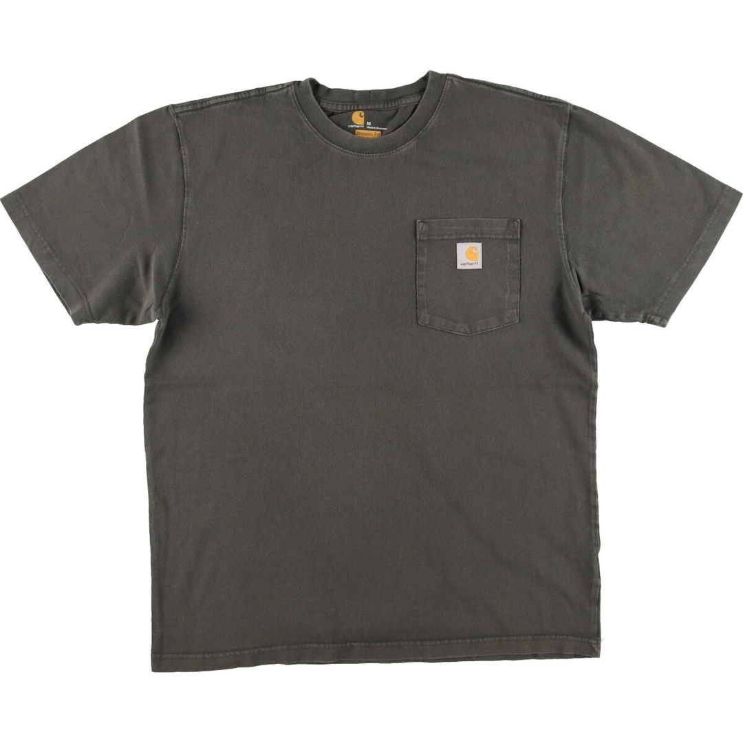 carhartt(カーハート)の古着 カーハート Carhartt ORIGINAL FIT 半袖 ワンポイントロゴポケットTシャツ メンズM /eaa446615 メンズのトップス(Tシャツ/カットソー(半袖/袖なし))の商品写真