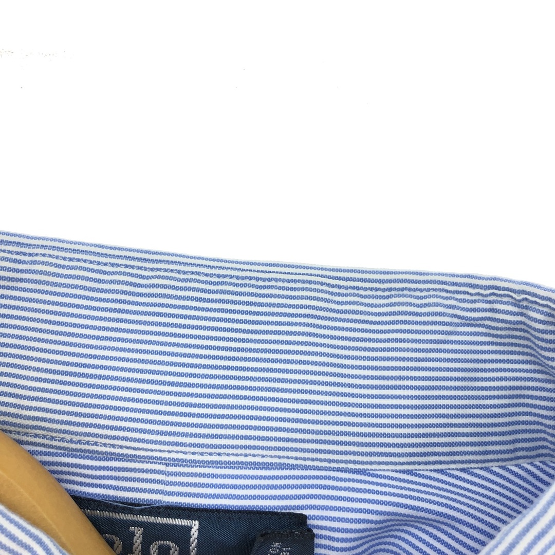 Ralph Lauren(ラルフローレン)の古着 ラルフローレン Ralph Lauren CUSTOM FIT ワイドカラー 長袖 コットンストライプシャツ メンズL /eaa446798 メンズのトップス(シャツ)の商品写真