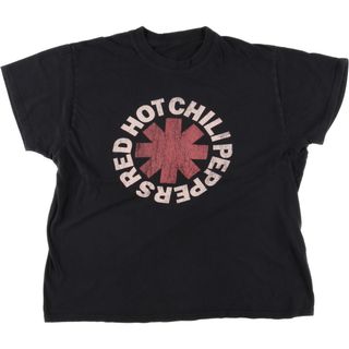 古着 RED HOT CHILI PEPPERS レッドホットチリペッパーズ バンドTシャツ バンT メンズL /eaa442311(Tシャツ/カットソー(半袖/袖なし))