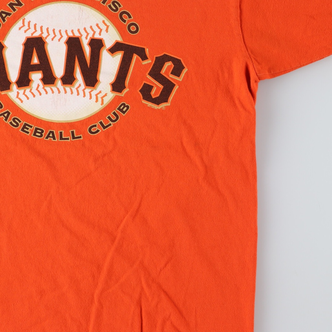 NIKE(ナイキ)の古着 ナイキ NIKE MLB SAN FRANCISCO GIANTS サンフランシスコジャイアンツ リンガーTシャツ メンズS /eaa441558 メンズのトップス(Tシャツ/カットソー(半袖/袖なし))の商品写真