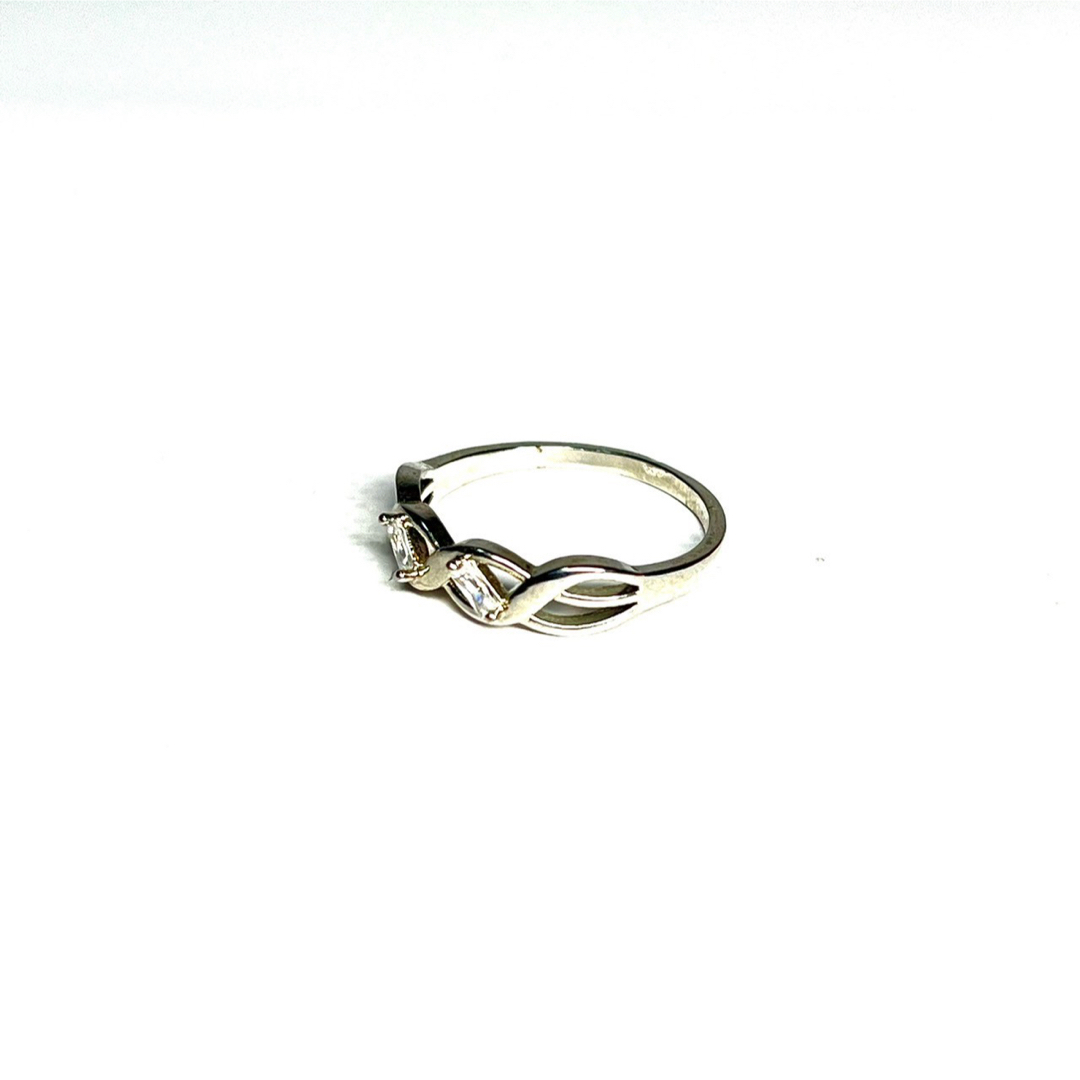 VINTAGE(ヴィンテージ)のクリスタル　リング　シルバー　指輪　アクセサリー　鑑定済み レディースのアクセサリー(リング(指輪))の商品写真