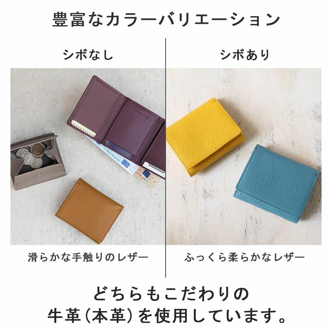 【色: キャメル】[mieno] 財布 ミニ財布 コンパクト メンズ レディース メンズのバッグ(その他)の商品写真