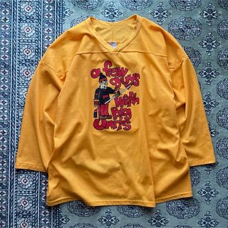 シーシーエム(CCM)のCCM ホッケーT ホッケーシャツ 90s 00s made in canada(Tシャツ/カットソー(七分/長袖))